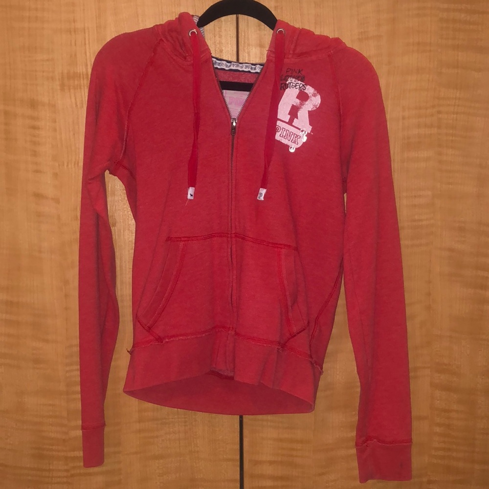 Victoria’s Secret Pink Rutgers Zip-Up Hoodie